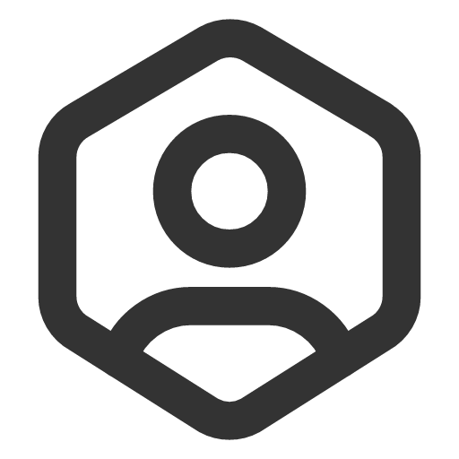 иконка user hexagon, user, пользователь, hexagon,