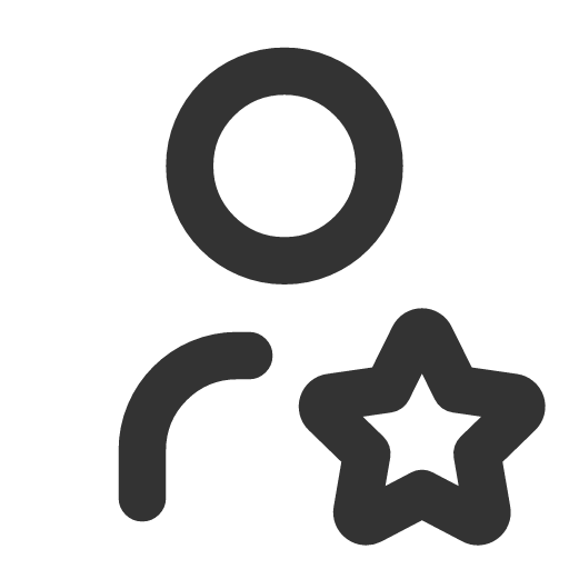 иконка user star, user, пользователь, star, звезда,