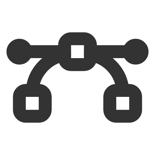 иконка vector bezier, vector, вектор, bezier,
