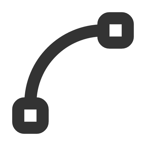 иконка vector spline, vector, вектор, spline,