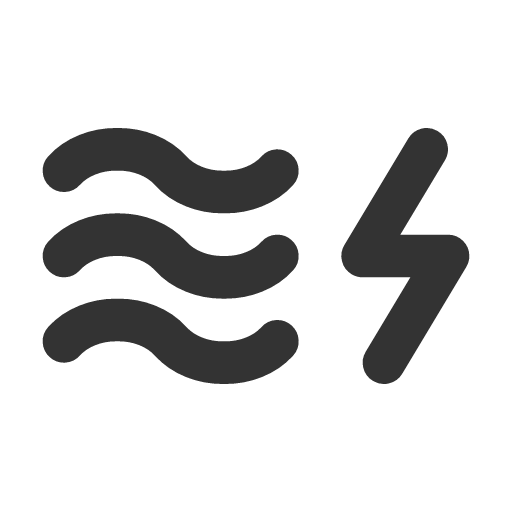 иконка waves electricity, waves, electricity,