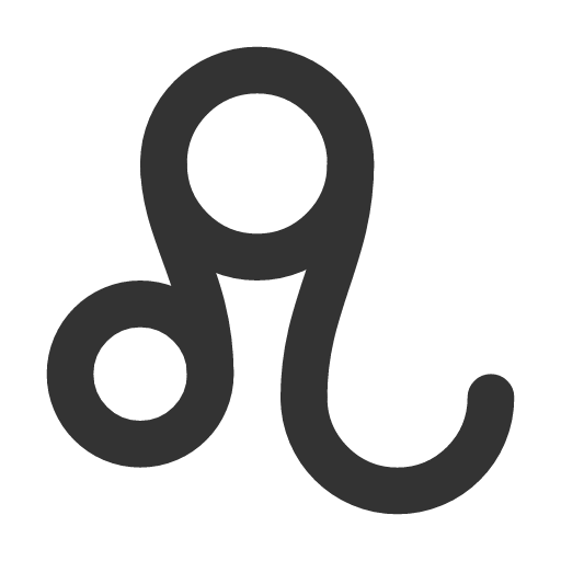 иконка zodiac leo, zodiac, leo, лев,