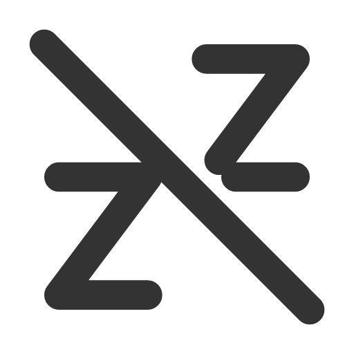 иконка zzz off, zzz, off,