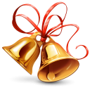 иконка bell, колокольчики, колокольчик, новый год