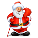 иконка santa, санта, новый год, санта клаус, рождество