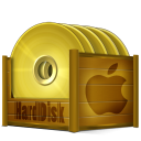 иконка HDD, коллекция дисков, диск, диски, apple