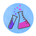 иконки lab, лаборатория, пробирки