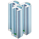 иконка company, компания, небоскреб, здание