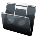 иконка music folder, моя музыка, папка