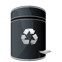 иконка recycle empty, пустая корзина