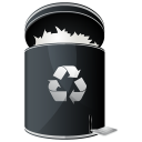иконка recycle full, полная корзина