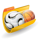 иконка sports, папка, спорт