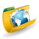 иконка web, интернет, планета, веб, папка