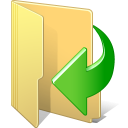 иконка открытая папка, open folder