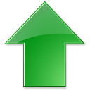 иконка stock index up, arrow up, стрелка вверх, стрелка, arrow