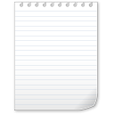 иконка text document, текстовый документ, лист, листочек