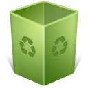 иконка recycle bin empty, пустая корзина, пустой бак