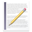 иконка text document, текстовый документ, лист, листочек