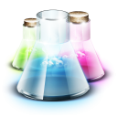 иконки lab, лаборатория, пробирки