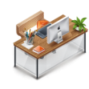 иконки workstation, рабочее место, кабинет