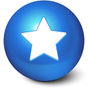 иконка Cute Ball, Favorites, избранное, звезда