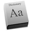 иконка Dictionary, словарь, книга