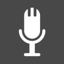 иконка microphone, микрофон