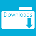 иконка Downloads Folder, загрузки, папка