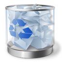 иконка recycle bin full, полная корзина
