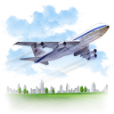 иконка airplane, самолет