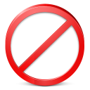 иконки restricted, ограничение, закрыто