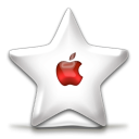 иконка Sparkle Fav, Red Apple, звезда