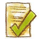 иконка Default Setting, по умолчанию, галочка, готово