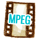 иконка mpeg, видео, файл