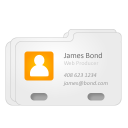 иконка address card, визитная карточка, визитки, визитка