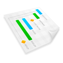 иконка project plan, gant chart, план, график, чарт