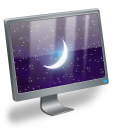 иконка Sleeping Computer, заставка, спящий режим, компьютер, монитор