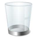 иконка recycle bin empty, пустая корзина