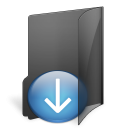 иконка Download Folder, мои загрузки, папка