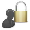 иконка Padlock User Control, пользователь, замок