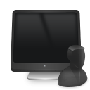 иконка User Computer, пользователь компьютера, монитор