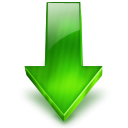 иконка arrow, down, стрелка вниз, вниз, стрелка