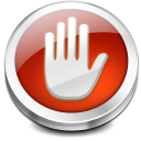 иконка stop, стоп, стоп сигнал