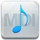 иконка midi, музыка, файл, формат