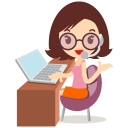 иконки callcenter, girls, коллцентр, девушка
