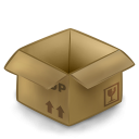 иконка carton, картон, коробка, box