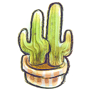 иконки Flowerpot, Cacti, кактус, цветок