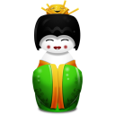 иконки China, китайская гейша