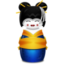 иконки Korea, корейская гейша