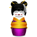 иконки Korea, корейская гейша